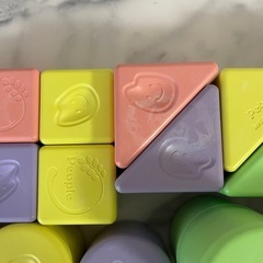 お米　積み木の画像
