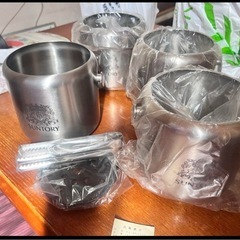 サントリー　アイスペール　氷入れ新品保管品4個の画像