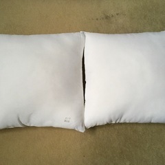 中古　圧縮パンヤ40x40 2個