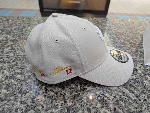 ドジャース 大谷選手 山本投手 サイン 背番号 刺繍 9FORTY キャップ