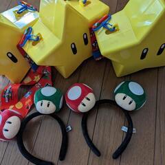 USJユニバ　ポップコーン入れカチューシャセット　