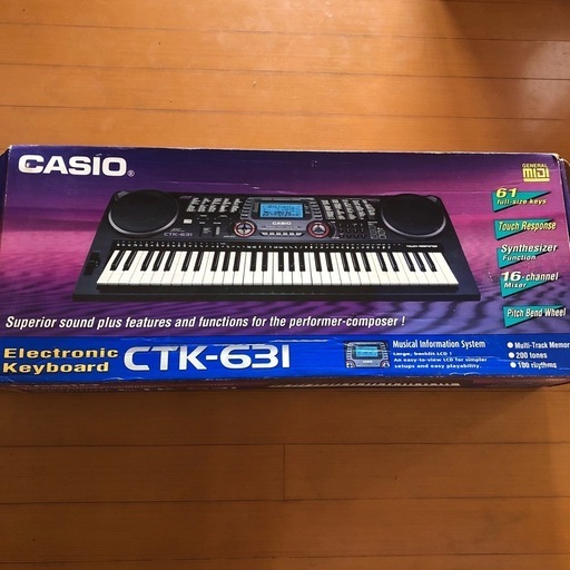 CASIO カシオ CTK-631 電子ピアノ
