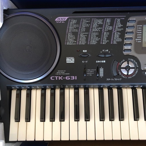 お値下げ‼️CASIO　カシオ　CTK-631 キーボード　ブラック 値下げ！CASIO CTK-631電子キーボード スタンド アダプタ61 鍵盤
