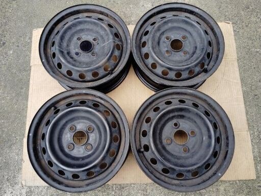 １４インチ　【中古】スチールホイール　４本　★　TOYOTA　純正
