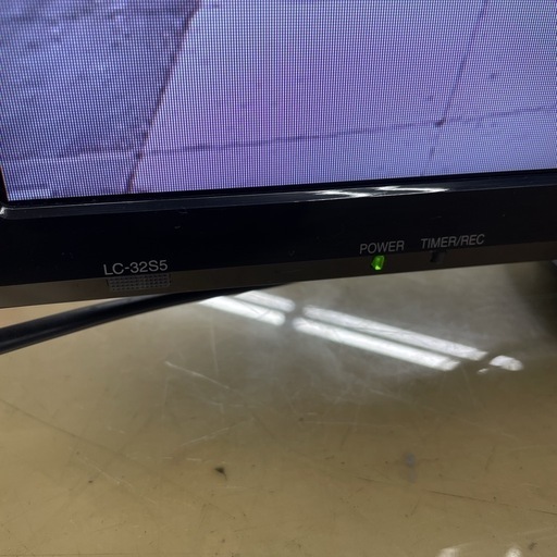 R322☀️ SHARP 32型 地デジTV 18年製 LC-32S5 液晶テレビ⭐動作確認済 ⭐クリーニング済