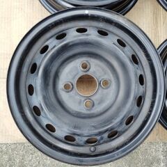 １４インチ　【中古】スチールホイール　４本　★　TOYOTA　純正　（その２）の画像