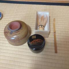 茶道セット　茶碗、茶杓、茶筅、棗　茶道具