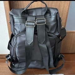 ブラックリュック新品未使用の画像