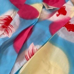 【未使用】子ども　浴衣　帯と巾着セットの画像
