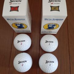 未使用　名鉄運輸ダンロップゴルフボール【２種4個】の画像