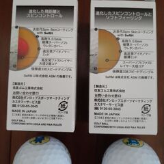 未使用　名鉄運輸ダンロップゴルフボール【２種4個】の画像