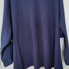 未使用ロングTシャツ//紺10L