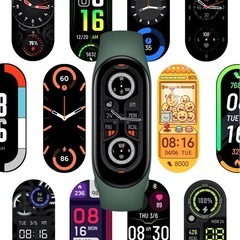 サウナで使えるスマートウオッチ! Xiaomi Smart Band7 替えバンド4色付 発送でも現金手渡しでも対応の画像