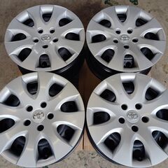 １６インチ　【中古】スチールホイール　４本　★　TOYOTA　純正
