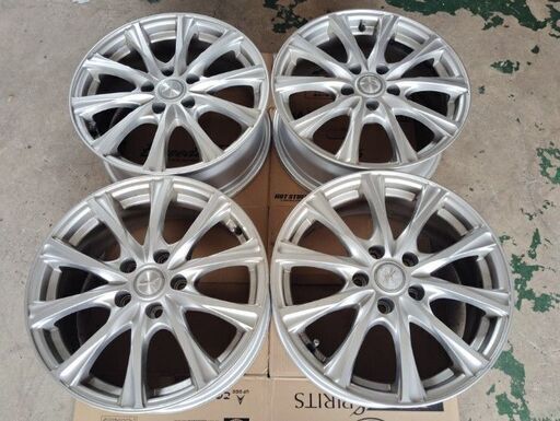 １７インチ　【中古】アルミホイール　４本　※TOYOTA純正アルミホイール用ストレートナット対応