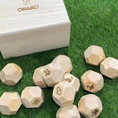 【18セット限り梅雨割】通常16,500円→梅雨割12,000円　脳トレ積み木ブロック　OHAKO ZOO　18個桐箱入りの画像