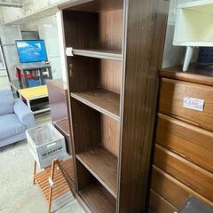 リサイクルショップどりーむ天保山店　No1704　本棚　大きめサイズ　便利品　お買い得品　配達設置可能の画像