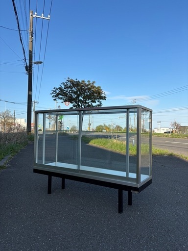 昭和レトロ　ガラスケース　ガラスショーケース　店舗什器に