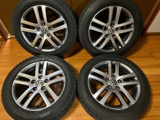 フォルクスワーゲン ゴルフ 純正 ホイール 205 55 R16 アウディ VW
