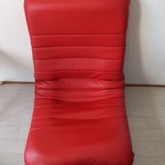 レザー仕様の座椅子  1人用ソファー