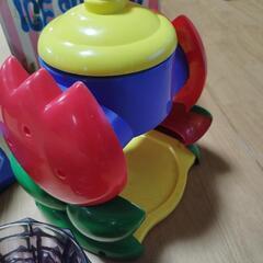 かき氷器2個まとめて&ガラス器セットの画像