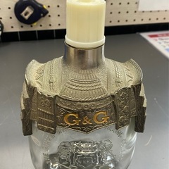 ⭐️オススメ⭐️NIKKA G&G 白戦国武将鎧兜 飾り 空瓶 No.1560の画像
