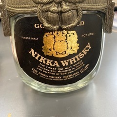 ⭐️オススメ⭐️NIKKA G&G 白戦国武将鎧兜 飾り 空瓶 No.1560の画像