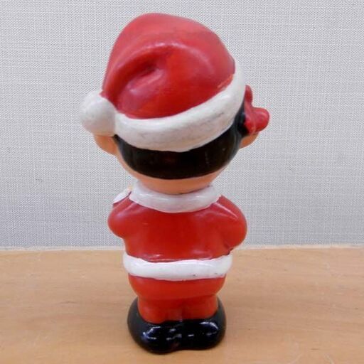 不二家 ペコちゃん サンタペコ 約10cm MP JAPAN刻印 ソフビ 人形 フィギュア クリスマス おもちゃ 昭和 当時品 札幌 