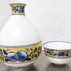 🔴🍶徳利&お猪口セット🍶🔴とっくり・おちょこ・酒器・トックリ・オチョコ・御猪口・食器の画像