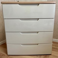 チェスト　4段　美品　プラスチック製の画像