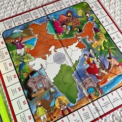 ほぼ新品　インドのすごろくの画像