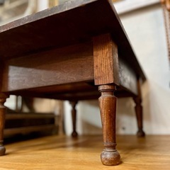 【武蔵小山店】 ちゃぶ台 引き出し 付き 引出し 座卓 ローテーブル 昭和レトロ 木製 アンティーク ヴィンテージ リビングテーブル 古家具 中古 家具 テーブル 和室 時代 日本 撮影  レトロ 民泊 民宿の画像