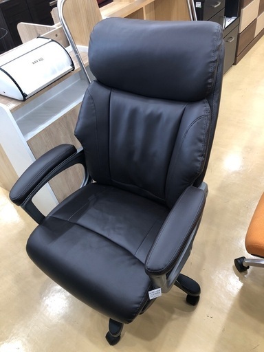 【軽トラック貸出サービス有】ニトリ　1人掛けワークチェア　エステンMC ブラック