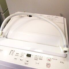 2023年製 YWM-T45LW 4.5kg ヤマダ 電機RORO　送料込へ変更 RORO ヤマダオリジナル 4.5kg YWM-T45LW 2023年式