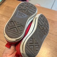 コンバース　16センチ　赤　子ども靴　キッズ　スニーカーの画像