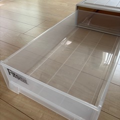 フィッツケース 押入れ収納　幅39×奥行74×高さ18cm の画像
