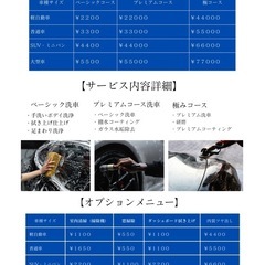 【出張手洗い洗車】栃木市周辺 - 栃木市