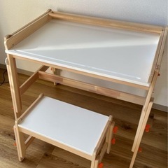 ※引き取り限定※FLISAT フリサット/IKEA子供用机・テー...
