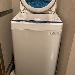 洗濯機　一人暮らし用5kg（TOSHIBA）