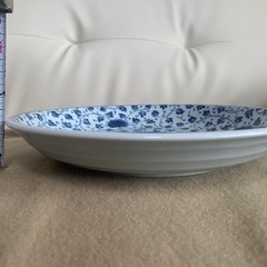 陶器　大皿　松竹梅の画像