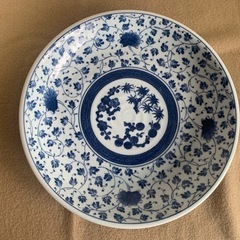 陶器　大皿　松竹梅