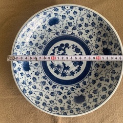 陶器　大皿　松竹梅の画像