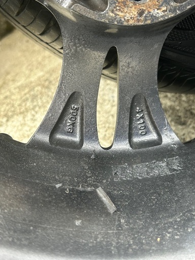 下げました中古ホイール、タイヤ 