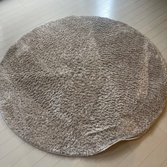 ニトリ　ラグ　直径約130