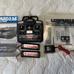 引き取り先決まりました・タミヤ1／16ドイツ軍レオパルド2A6フルオペレーションラジコン戦車（直接手渡しのみ）の画像