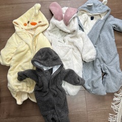 新生児、ベビー　うさぎ、ひよこ、くま