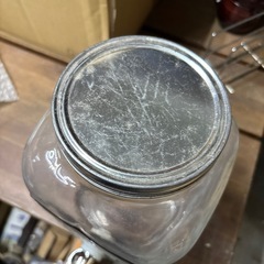 ガラスのサーバー　ジャグ　ガラス瓶の画像