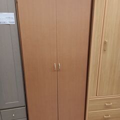 ★ジモティ割あり★  衣装棚 ベージュ W75.5×D67×H1...