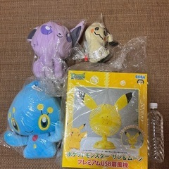 新品▪️ポケモン▪️ぬいぐるみ、扇風機