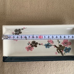 ニ幸 角皿　梅柄　3個セットの画像